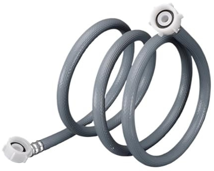 Tubo Flessibile For Lavatrice Da 0,6 M-8 M Con Connettore Da 3/4＂ Tubo Di Ingresso For Lavastoviglie Tubo In PVC Tubo Di Riempimento For Alimentazione Acqua Con Curvatura A 90 Gradi(8m)