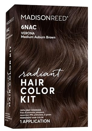Madison Reed - High Quality Permanent Dyeing: Radiant Hair Color Kit provides a beautiful, high quality colour for multitonal and natural looking results