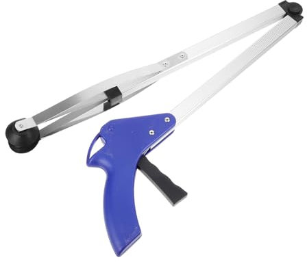 Mipcase Raccoglitore di Rifiuti Portatile in Alluminio Pieghevole Clip per Rifiuti in Metallo Raccoglitore di Rifiuti Portatile per Scuola Ospedale Ufficio Parco