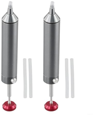 TONIXY Pompe à dessouder avec buse en silicone flexible et résistante - Corps en alliage d'aluminium pour réparation électronique