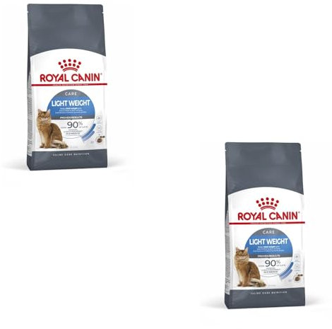ROYAL CANIN Light Weight Care | Doppelpack | 2 x 400 g | Trockenfutter für Katzen | Zur Unterstützung übergewichtiger Katzen | Enthält Eisen, Mangan und Zink | Gewichtskontrolle