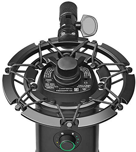 Blue Yeti X Shock Mount, Latest Alloy Microphone Shockmount Reduces Vibration and Shock Noise Matching Boom Arm Mic Stand by YOUSHARES