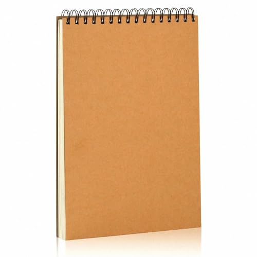 A4 Sketch Books, A4 Sketch Pads, 160gsm Drawing Pads, Spiral Bound Art Sketch Paper with Hard Back Cover, 120 Pages Acid Free Drawing Paper Sketchbook