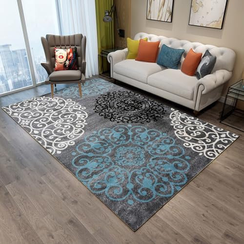 SBJKLYRN Carpeting Living Room Ultra Soft Floor Carpet,Room Decorative Light Luxury Minimalist Style With Durable Anti-slip Backing For Living Room Home Decor(P 06,50 * 80)