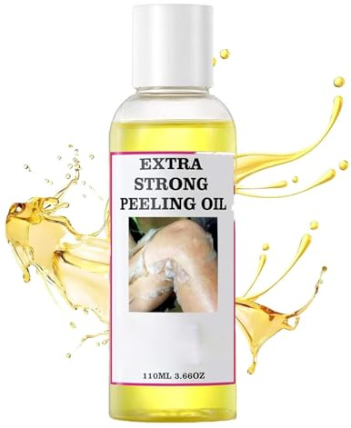Olio Peeling Giallo per Corpo – Olio Peeling Esfoliante Naturale Unisex per Pelle Scura, Idratante, Nutriente, Illuminante e Levigante, 110ml (1pcs, 110ml)