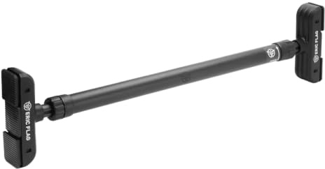 ERIC FLAG Barre de Traction Porte Sans Perçage | Barre de Traction Ajustable 72-95 cm, Supporte jusqu’à 200KG | Système de Verrouillage Sécurisé, Niveaux à Bulles Intégrés | Idéale pour Home Gym