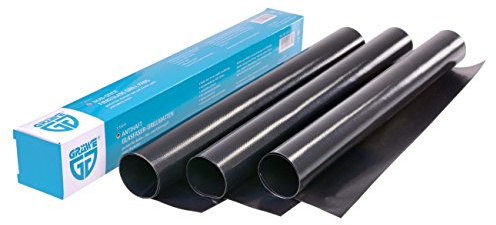 GRÄWE BBQ Grillmatten für Grill, Smoker, Backofen, 3er Set, wiederverwendbar, zuschneidbar, hitzebeständig, antihaftbeschichtet, 40 × 33 cm