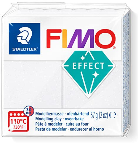 STAEDTLER 8010-002 ST FIMO Effect Modelliermasse, Weiß, Standard