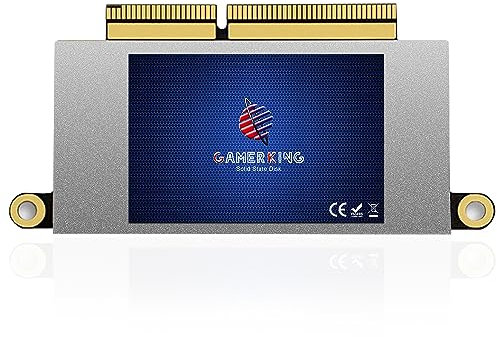 Gamerking 1TB NVMe SSD Festplatte für MacBook Pro Retina 13 A1708 2016 2017 Non-Touch Bar, PCIe Gen3x4, Hochleistungs Ersatz M.2 SSD für Upgrade Geschwindigkeit & Speicher (Original Schnittstelle)