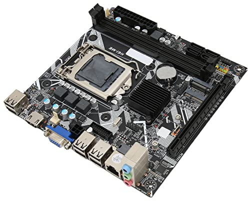 VBESTLIFE H6 ME Desktop Motherboard, Mini ITX LGA 1155 Dual Channel DDR3 Motherboard, VGA, HDMI, 10xUSB2.0, Multiphase Power, for DIY Computer