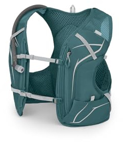 Osprey Dyna 1.5L Women's Running Hydration Vest with Hydraulics Reservoir, Cascade Blue/Silver Lining, Large