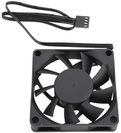 Annadue Ventilador Silencioso de 4 Pines, Ventilador de Caja Estándar de 70 Mm X 15 Mm, Funcionamiento Silencioso, Aspas de Ventilador Optimizadas, Ventilador de Caja de Computadora con