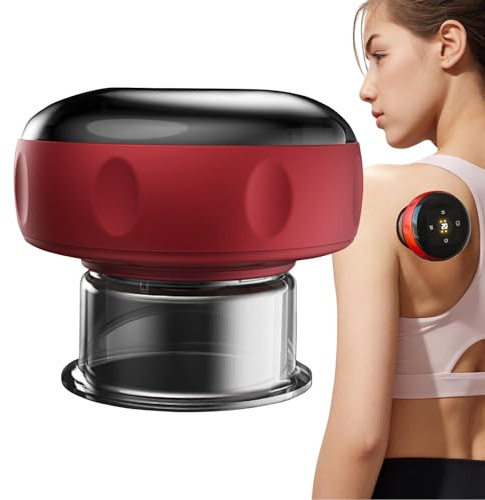 Uego De Ventosas Eléctrico 5 En 1 7.8x9.4cm Dispositivo De Ventosas Inteligente Kit De Ventosaterapia Recargable Para Ventosas, Alivio Del Dolor Muscular Y Desintoxicación Corporal.