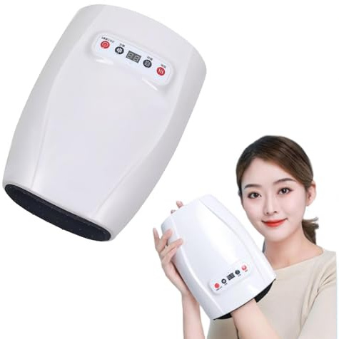 3-in-1 Hand Massager with Heat & Compression - Wrist and Finger Massage Device for Arthritis Relief, Carpal Tunnel Support and Muscle Relaxation
