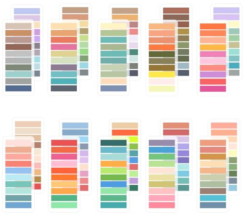 4000 Piezas Marcadores Adhesivos,Marcapaginas Adhesivos,Marcadores de Página de Índice para Libros,Sticky Tabs para Hogar,Estudio,Oficina y Clasificación de Archivos (Color Multicolor)