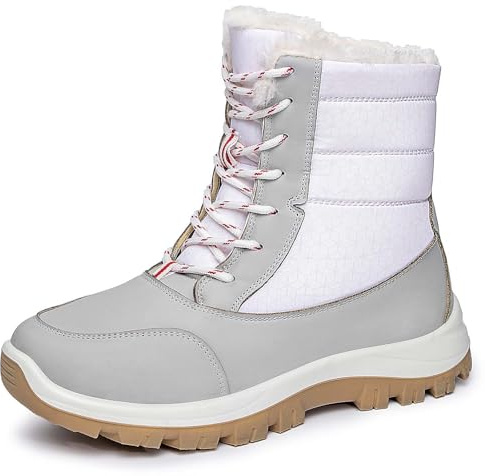 Apres Ski Femme Bottes De Neige Hiver Chaussure Boots Botte Raquette Bottine Impermeable Pour Bottines Chaudes Chaussures Montantes Randonnée Imperméable Fourrées Glacia Barefoot Grand Froid Snow