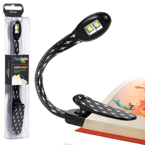Gifts for Readers & Writers Flexilight Luce da Lettura | Lampada LED a clip da Lettura | Pila per Leggere a Letto per Bambini e Adulti | Accessori per Libri | Idea Regalo Lettori