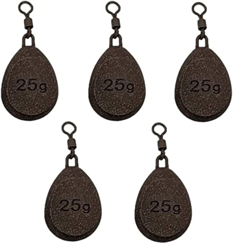 BZS Carp Fishing Weights 0.3oz 0.5oz 0.7oz 0.9oz 1.1oz 1.4oz 2.1oz 2.5oz 3oz Smooth or Textured (Textured Finish, 5 Pack -10g /0.3oz)
