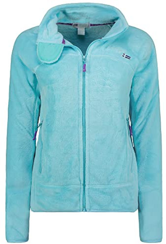 Geographical Norway Upaline Lady - Fleece Fine Frauen Warm Fermetur Zip - Jacke Herbst Winter Frühling Warm Frauen - Long Sleeve Pullover Pelz Weich Komfort Outdoor