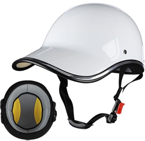 YIYHFKM Baseball Cap Helmet Half Shell Helmet Bicycle Baseball Helmets Urban Baseball Hat Style Mountain Road Ebikes Bicycle Helmet Cap for Adult Men Women(Size: 57-62CM)