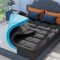 ELEMUSE Grau Matratzen Topper 140x200cm, H3 Gel Topper mit Waschbarem Flauschigem Bezug und Gelschaum, 7CM Höhe Weicher und Bequemer Matratzentopper für Boxspringbett und Unbequeme Betten Schlafsofa