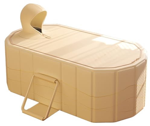 Fayelong Baignoire pliante portable baignoire pliante pour adultes baignoire à tremper portable bain à remous bain glacé adapté à l'intérieur Spa chaud et froid (1.2m/47in)