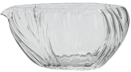 ＡＷＨＡＯ Cuenco de Vidrio para Matcha con Vertedor, Matcha Chawan, Regalo Casero Hecho a Mano