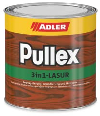 ADLER Pullex 3 in 1, vernice per legno di pino da 5 l, vernice impermeabilizzante, base e vernice protettiva per legno per esterni vernice universale Premium