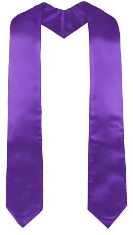 GraduatePro Abschluss Stola Kirche Priester Chor Stahl Erwachsene Unisex Universität 152cm Lila