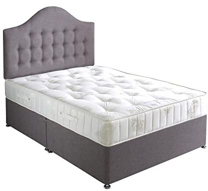 Save On Goods UK Ortho firm feel,Divan bed set.Orthopaedic mattress,Storage drawers,3ft single,4ft small double,4ft6,5ft,6ft Super King bed base (2ft6 Small Single, Sliding Door Base)