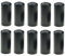 Coppa di ricambio per microfono PGX per trasmettitore microfono wireless Shure PGX24/SM58, nero, confezione da 10