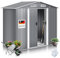 KESSER® - Casetta per elettrodomestici L in metallo 3,4 m³ con fondazione | 196 x 122 x 180 cm | 2 x Porte scorrevoli & fondazioni | Rifugio per elettrodomestici | Gabinetto da Giardino | Tetto