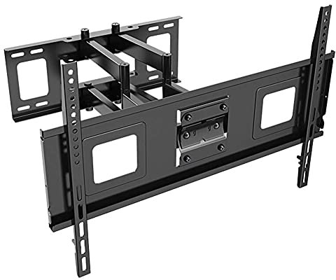 WOTZOV Support Mural pour téléviseur d'environ 40 à 70 Pouces, Bras de Support en Porte-à-Faux Universel également pour téléviseur incurvé 4K Tesion 600x400 Noir