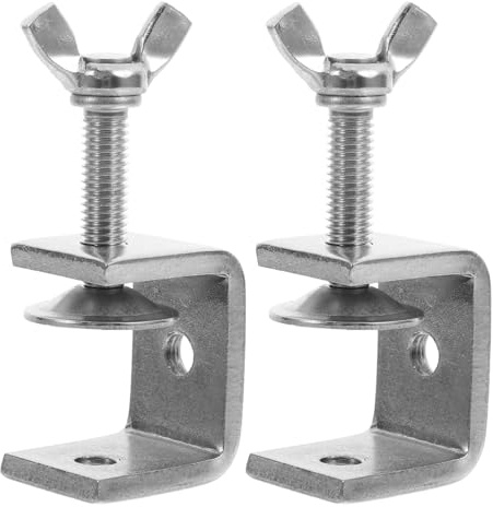 Zerodeko 2 Uds Mini Abrazaderas En C De Acero Inoxidable Para Carpintería Compactas Y Portátiles Con Fuerte Sujeción Para Trabajos De Madera Resistentes Y Versátiles