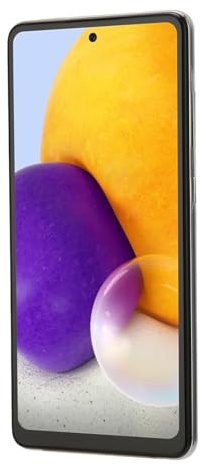 XUXHOU Bilder på skärmen på den ekologiska LED-displayen 15 cm med hög mättnadsfärg för A72 5G 4G, mjuk taktil funktion, färger bred, 1080 x 2400 upplösning (vit)