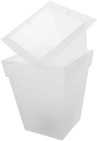 HYTROVE Maceta Solar Luminosa Decorativa de Jardín Lámpara de Jardín de Resistente al Agua Iluminación Solar para Exterior Atmosfera Romántica y Efecto Visual Único