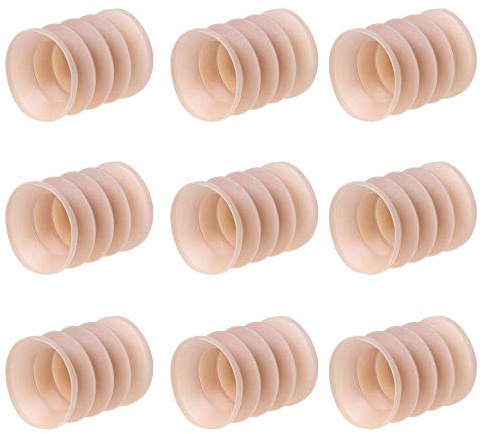 Knochen-Knallbonbons, lustiger magischer Gimmick-Halsknochen, für realistische Knackgeräusche, magische Kits und Zubehör, clevere Behandlung, 9 Stück