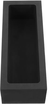 DECHOUS Lingotes Preciosos de Antiadherente y Fundición para Metales Molde de Grafito Negro de 5kg Alta Resistencia Calor Rendimiento Joyería