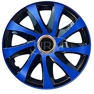 Radzierblende Drift EXTRA schwarz/blau 15 Zoll 4er Set