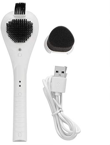 Nettoyeur de Chaussures, Kit de Cirage de Chaussures de Brosse à Chaussures Automatique Électrique Portable Kit de Cirage de Chaussures Électrique avec Interface USB Brosse de Nettoyage Électrique