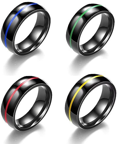 Axcroo 22/23/24mm Edelstahl Penisring Eichelring Dick Cockringe Klein Vorhaut Ring Glans Ringe Glansring Erotik Bondage Intimschmuck Sex Spielzeug FüR MänNer Verzögerte Ejakulation (Blau-24mm)