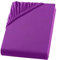 Visaggio Mikrofaser Spannbettlaken 180x200-220 + 40 cm Boxspringbett Aubergine Microfaser Polyester Spannbetttuch Bettlaken