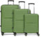 Stratic Shine Hartschalenkoffer Set - 3-teilig groß | Ausgestattet mit, arretierbarer Griff, 4 360° Drehbar Rollen, Dehnfalte, Kreuzpackgurt und TSA-Schloss | Volumen: 34 L / 62-69 L / 90 L