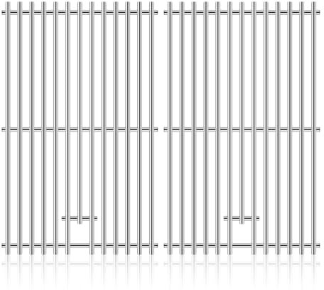 Adviace Grilldelar för Kitchenaid 720-0819, 720-0819G 2-brännare gasgrill, ersättning för grillgaller för Kitchenaid BBQ 720-0819, Kitchenaid 720-0819G Costco