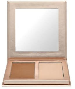 KU2 Cosmetics Contouring Palette | Make-up Paletten mit Seidig-Weichem Puder für alle Hauttypen | Contour Palette zum Modellieren & Highlighten der Gesichtszüge | Contouring Set mit Zwei Farben