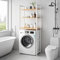 FUOIDYE 3 Ebenen Toilettenregal Bambus, Regal über Toilette, Waschmaschinenregal, Washing Machine Shelf, WC Regal, Multifunktional Washing Machine Shelf