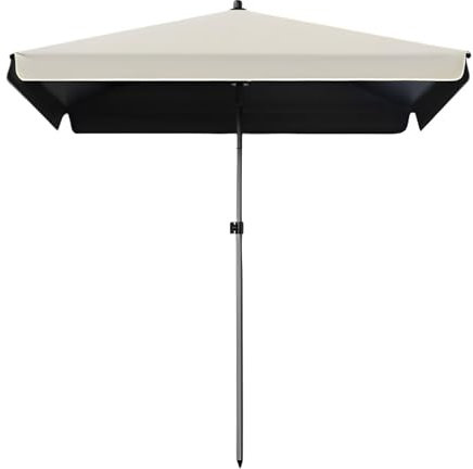 Ombrellone da Giardino Quadrato Grande 2,2 X 1,70 M – Portatile E Altezza Regolabile, Protezione UV, Impermeabile – per Terrazzo, Mercato, Spiaggia
