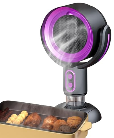 Cappa Aspirante da Tavolo - Cappa Aspirante da Cucina con Aspiratore | Purificatore d'aria retrattile a 2 con tecnologia a ioni negativi per cucina e area barbecue