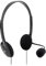 VulTech Cuffie Headset On Ear HS-01 jack 3,5mm da 1.8m con Microfono su archetto regolabile per PC con controller volume e muto, ufficio, Computer, Portatile, Laptop, Macbook, Meet, Zoom