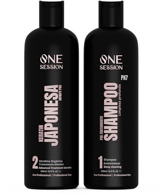 Keratina Japonesa sin Formol (500ml.) | Alisado Profesional Orgánico- Duración Hasta por 7 Meses - Para Todo Tipo de Cabellos, Incluyendo Decolorados, Maltratados, Afros.- Fácil de Aplicar en Casa.